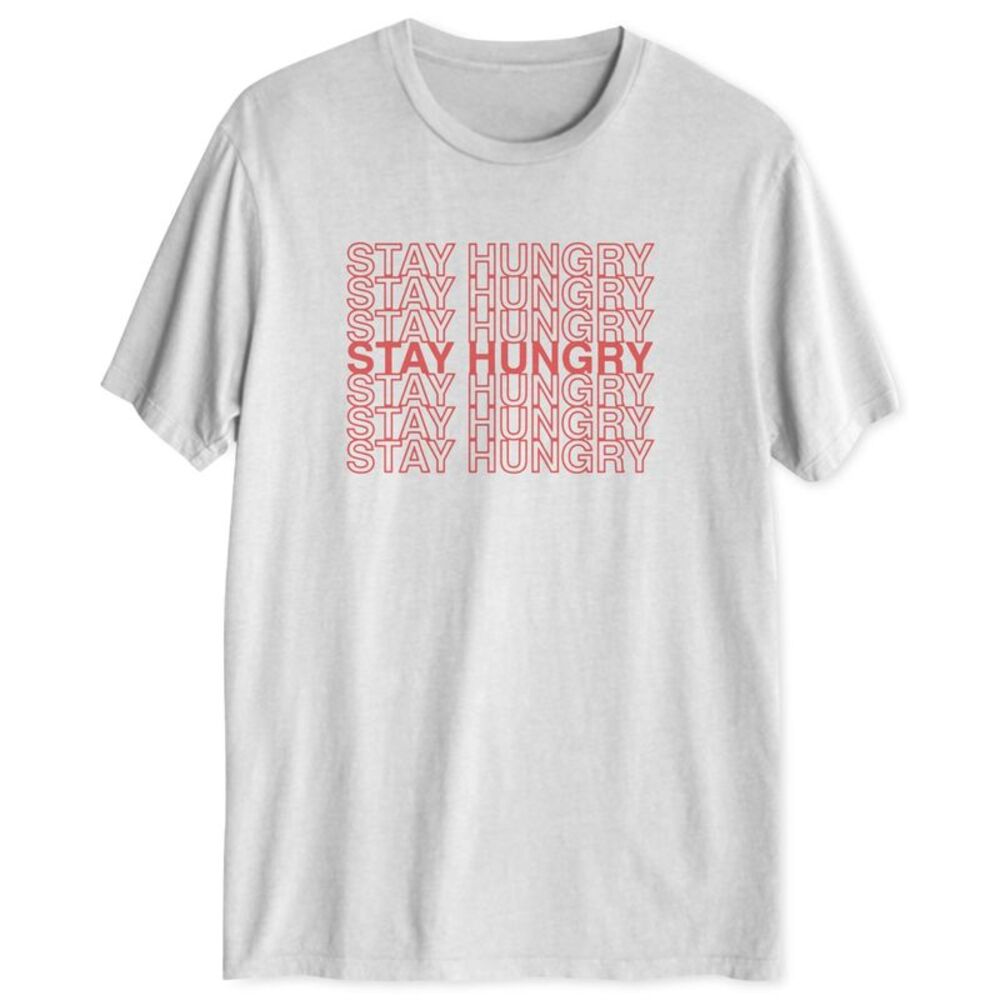 Jem Mens Stay Hungry Graphic T-Shirt, NWT